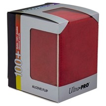 Ultra Pro Deck Box: Alcove Flip: Deluxe: Vivid: Red - £39.82 GBP