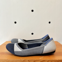 10 - Rothy&#39;s Navy Buffalo Check Round Toe Washable Ballet Flats Shoes 05... - £57.38 GBP