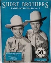 SHORT BROTHERS / ORIGINAL 1947 SONG FOLIO / SOUVENIR PROGRAM - VG CONDITION - $20.00