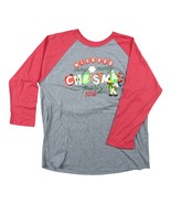 Disney Womens Medium Red Grey 2019 Mickey&#39;s Very Merry Christmas Party Long - $19.34