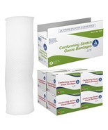 Dynarex Stretch Gauze Bandages 4&quot; x 4.1 yds Non-Sterile, 12ea/BX 8bx/cs ... - $31.99