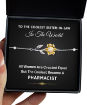 Bracelet Present For Pharmacist Sister-in-Law - Jewelry Sunflower Bracelet  - £39.92 GBP