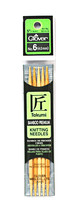 Clover Takumi Bamboo 5 Inch Double Point Knitting Needle Size 6 - £12.72 GBP
