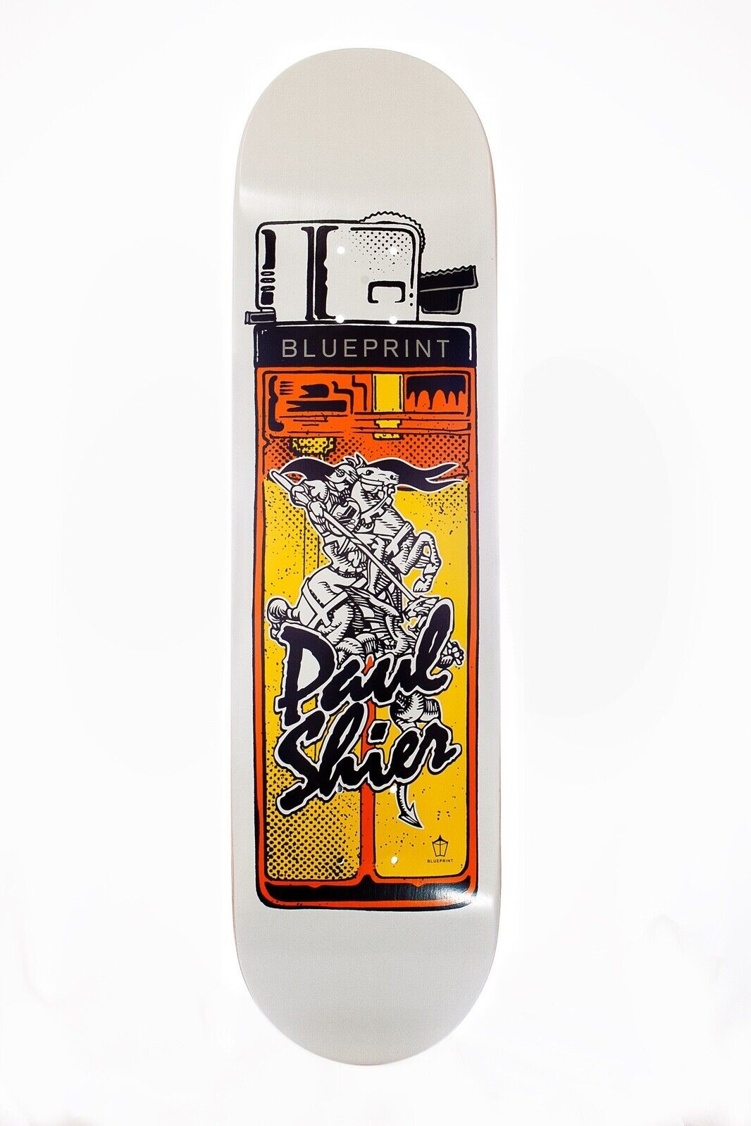 Primary image for BLUEPRINT skateboards deck 8.25” RARE quality Paul Shier Strike a Light