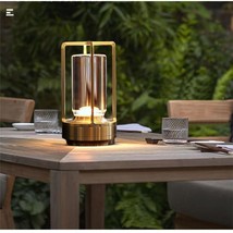 Portable Metal Table Lamp For Indoor/Outdoor ,Rechargeable Cordless Led Lamp, 3- - £52.92 GBP