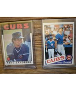 Sports Ryne Sandberg Cubs Topps Set 1985 and 1986 #s 690 &amp; 460 Near Mint - €477,76 EUR