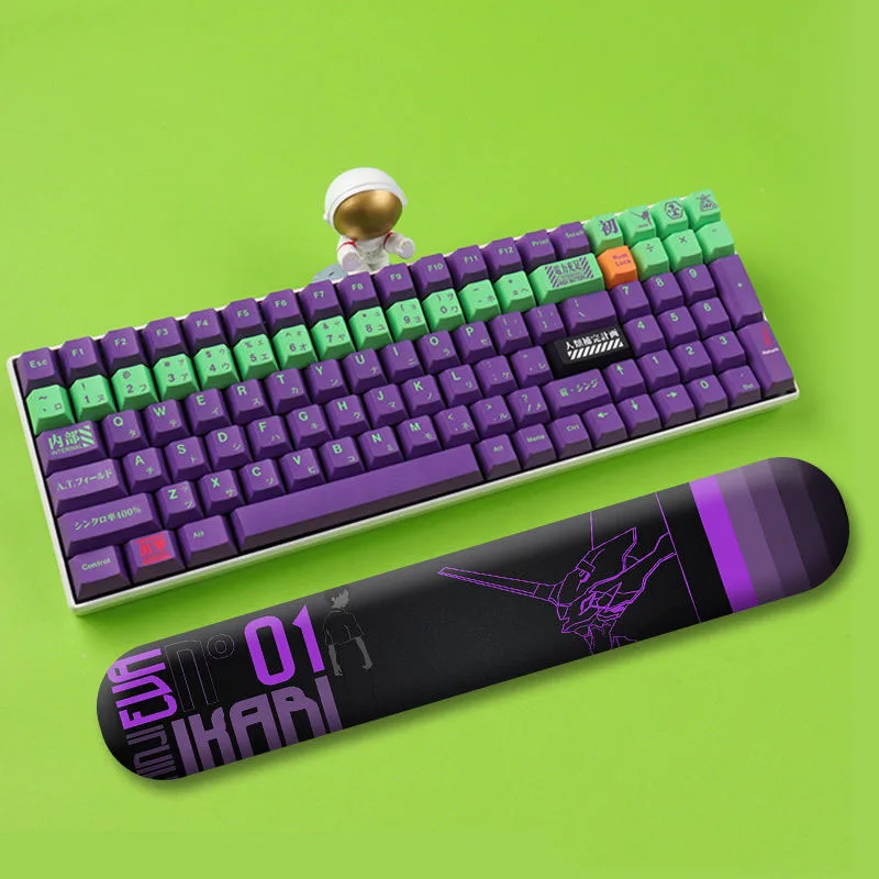 New Neon Genesis Evangelion Anime Figure Game Office Mouse Keyboard Wrist Rest - £20.23 GBP