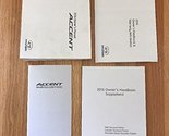 2016 Hyundai Accent Owner&#39;s Manual [Misc. Supplies] NONE - $36.56