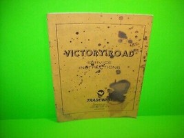 Victory Road 1986 Arcade Game Service Instructions Manual POOR Soiling  - £19.00 GBP