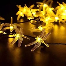 Solar Powered DragonFly LED Light String - $45.22