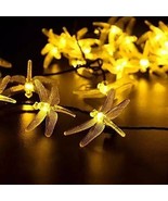Solar Powered DragonFly LED Light String - $846.33 MXN