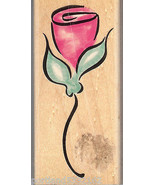 Penny Black Rubber Stamp 1611-K Flower Single Rose S16 - £7.62 GBP