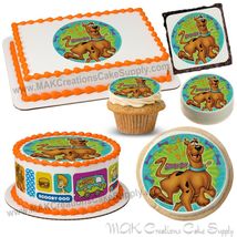 Scooby Scooby Doo Edible Toppers ~21 Sizes to Choose From-Cookie Cake &amp;M... - $11.75