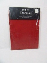 Dorma Luxury Percale Solid Red King Fitted Sheet - £28.35 GBP