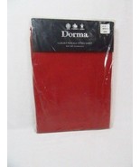 Dorma Luxury Percale Solid Red King Fitted Sheet - £28.77 GBP