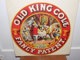 Vintage Old King Cole Brand Fancy Patent Paper Label - €63,58 EUR