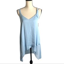 Vince Camuto Oasis Bloom Blue V-Neck Sleeveless Tunic Top Size XS - £38.66 GBP