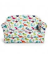 Double Kids Dinosaur Sofa Children Armrest Couch - £113.53 GBP