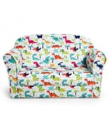 Double Kids Dinosaur Sofa Children Armrest Couch - $158.09