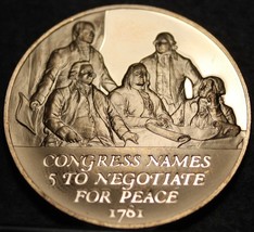 Bronze Franklin Mint Medallion~Congress Seeks Peace &amp; Independence 1781~... - £6.24 GBP