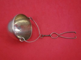 Calvert by Kirk Sterling Silver Tea Strainer with Pierced Flower French Style - £125.82 GBP