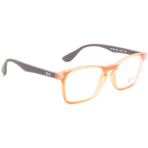 Ray-Ban Kids&#39; Eyeglasses RB 1553 3670 Matte Orange/Brown Rectangular 46[]16 130 - £55.12 GBP