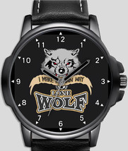 Lone Wolf Art Stylish Rare Quality Wrist Watch - $54.00