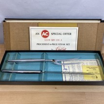 Carvel Hall Carving SET Stainless USA Knife Fork Precedent TOWLE Meat NIB - $19.99
