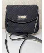 Vera Bradley Crosstown Small Crossbody Black Purse W/Silver Chain Accent - $25.65 CAD
