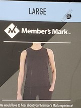 Member&#39;s Mark Everyday Moisture Wicking Women&#39;s Tank Top Black Large 40&quot;... - $5.00