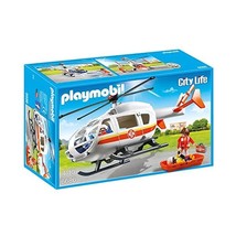 Playmobil 6686 City Life Children&#39;s Hospital Emergency Medical Helicopter  - $164.00