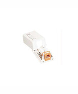 C2G 03830 KEYSTONE SURFACE MOUNT BOX 1-PORT IVORY - $33.61 CAD