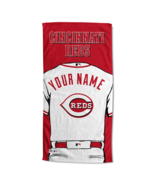 Cincinnati Reds OFFICIAL MLB Jersey Personalized Beach Towel - €42,92 EUR