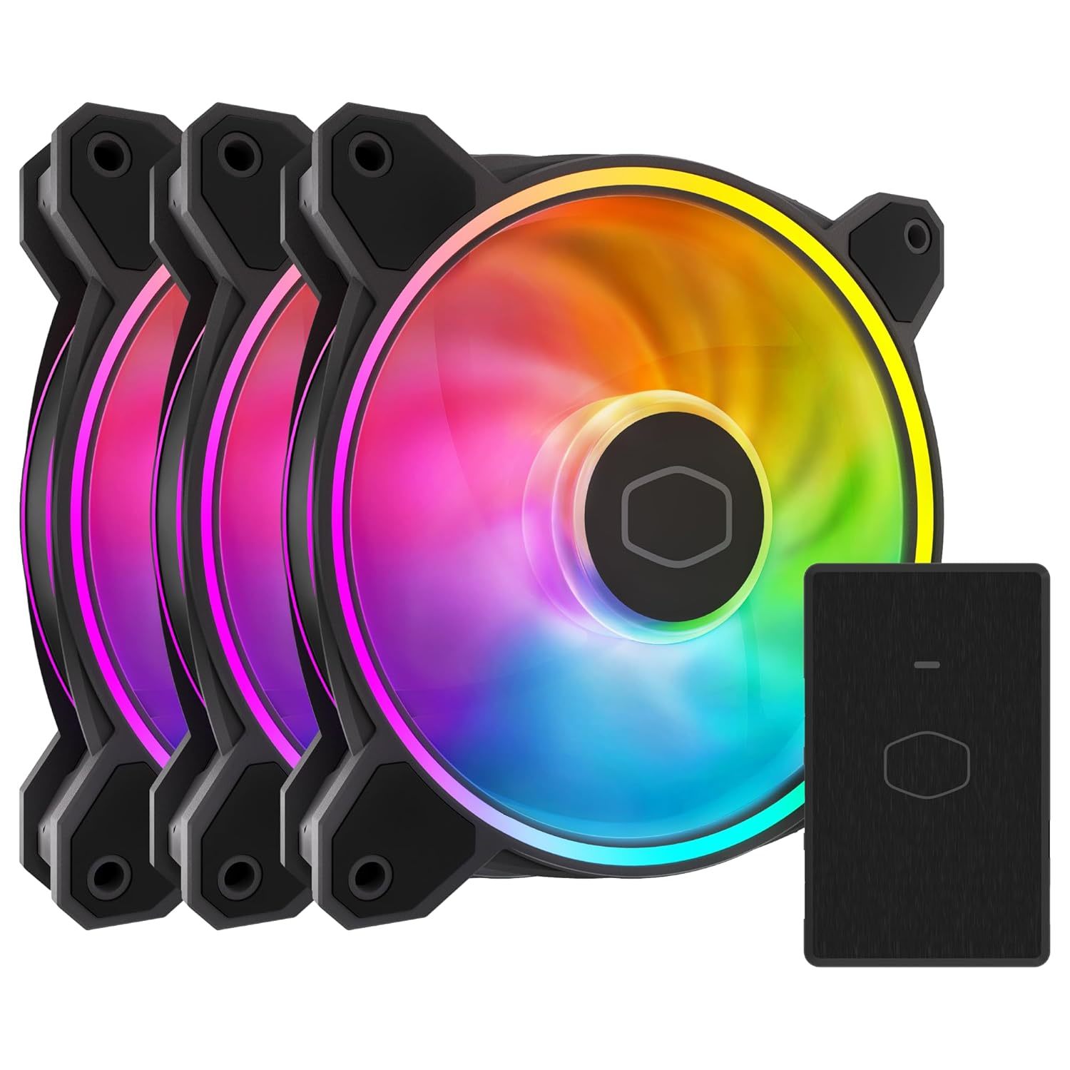 Cooler Master Masterfan Mf120 Halo² 3In1 Pc Case|Liquid, Mfl-B2Dn-213P2-R2 - $74.99