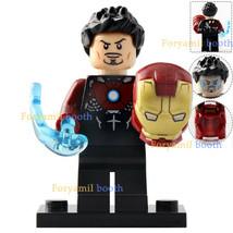 Tony Stark with Iron Mask - Marvel Avengers Endgame Movie Minifigures Toy - £2.36 GBP