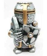 Doll House Miniature 4.5&quot; Medieval Sword Shield Infantry Sculpture Suit ... - €18,89 EUR