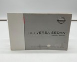 2014 Nissan Versa Sedan Owners Manual Handbook OEM L01B49010 - £19.07 GBP
