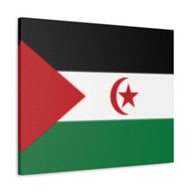 Western Sahara Country Flag Canvas Vibrant Wall Art Unframed Home Decor - £61.70 GBP+