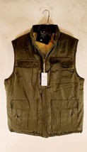 Outdoor Fleece Vest Outerwear Casual Sleeveless Jacket Men&#39;s Winter Waterproof L - £16.51 GBP