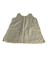 Vintage Antique Cotton Handmade Baby Child Slip On Doll Dress Farm Cloth... - £22.17 GBP
