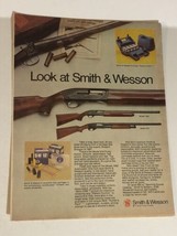 1974 Smith And Wesson Rifle Vintage Print Ad Advertisement pa14 - £5.51 GBP