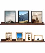 Azsky 48 Inch Long Wall Floating Shelves Large Picture Ledge Walnut Phot... - $1,143.33 MXN
