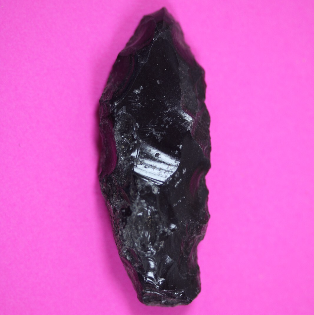 Authentic Pre Columbian Artifact Aztec Arrowhead Battle of Mexico City C... - $29.99