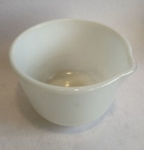 Vintage Glasbake Made for Sunbeam 20CJ Large White Milk Glass Mixer Mixing Bowl - £3.69 GBP