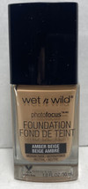 Wet n Wild Foundation Photo Focus Amber Beige New - $4.45