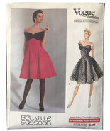 Vogue 2468 Belville Sassoon Dress for Prom, Cocktail, Party,Flare Skirt ... - $25.00