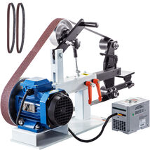 VEVOR Belt Grinder 2x82" 1500W 3-in-1 Polisher with Flat Platen for Knif... - $887.99