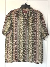 Hawaiian Style Shirt - Island Tribal Print - by Pau Hana - Sz XL - £21.34 GBP