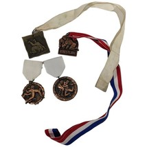 Vintage Wrestling Medals Collegiate 3rd Place 1999-2003 Freestyle Folk V... - $29.70