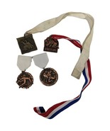 Vintage Wrestling Medals Collegiate 3rd Place 1999-2003 Freestyle Folk V... - $29.70